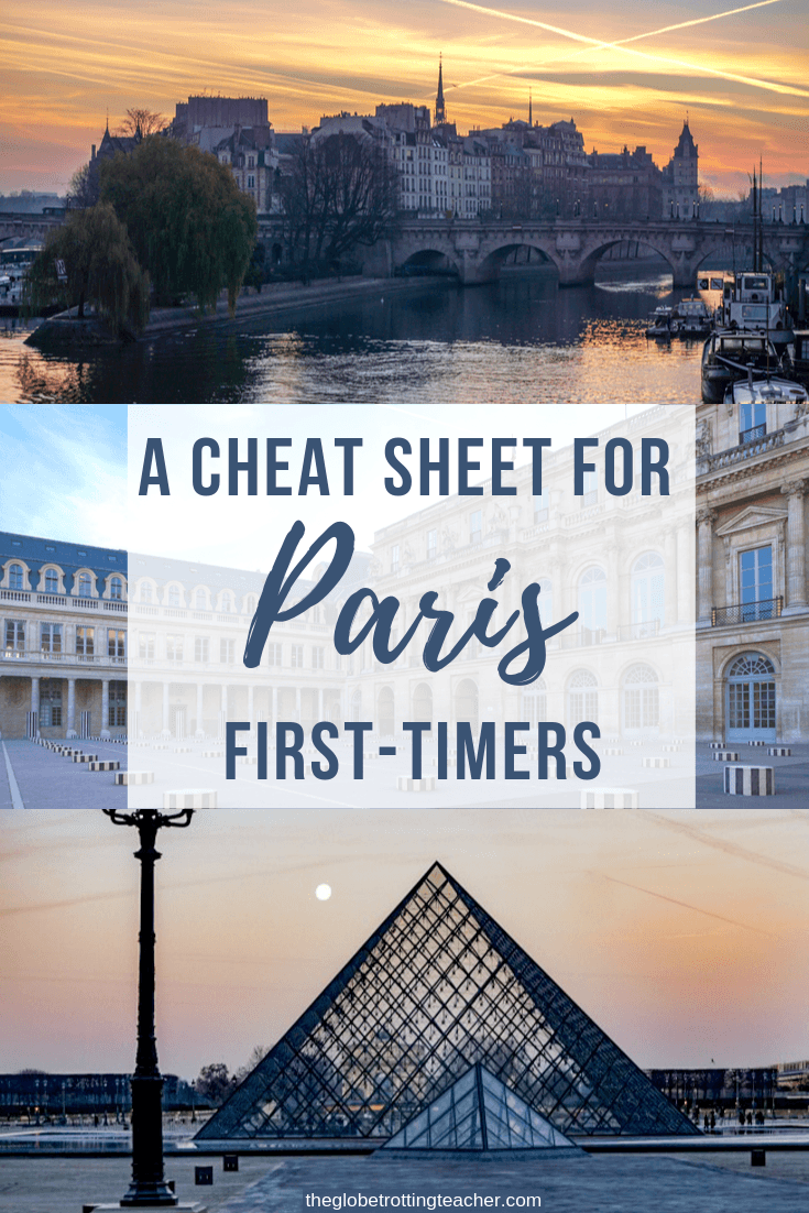 A Cheat Sheet for Paris First-Timers Pinterest Pin
