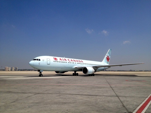 AIr Canada Airplane Stock