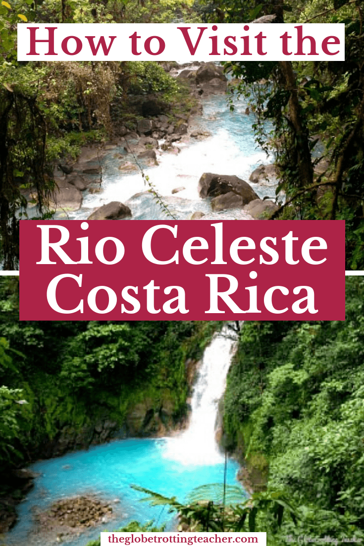 Planning travel to Costa Rica? Want to find hidden treasure in the Costa Rican Rain forest? Plan a couple days up north near Tenorio Volcano National Park to discover the Rio Celeste. Use this guide to plan where to stay, how to do the hike, and tips for getting around Costa Rica. #travel #costarica #centralamerica