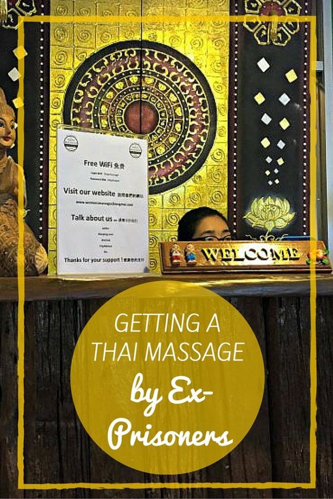Getting a Thai Massage by Ex-Prisoners
