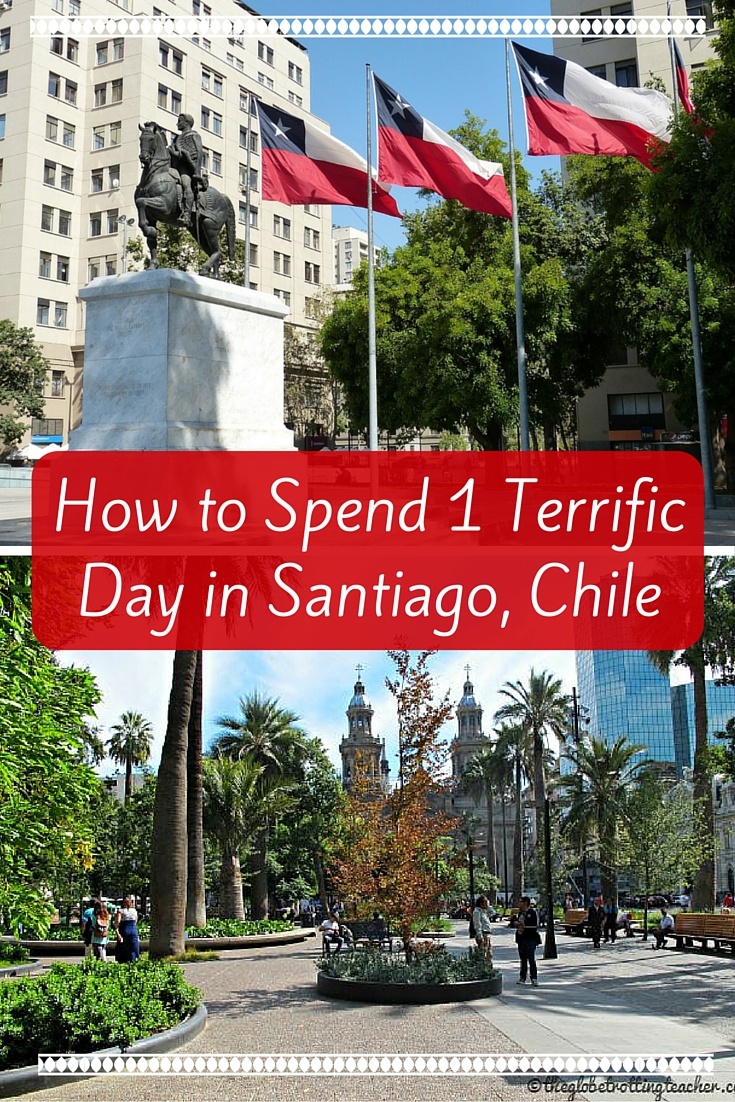 How to Spend 1 Terrific Day in Santiago, Chile- Planning a trip to Chile? Santiago is a cosmopolitan city with plenty to do, see, and taste! Use this guide to plan your Santiago itinerary with the best things to do, where to stay, and tips for getting around the city. #travel #chile #santiago #southamerica 