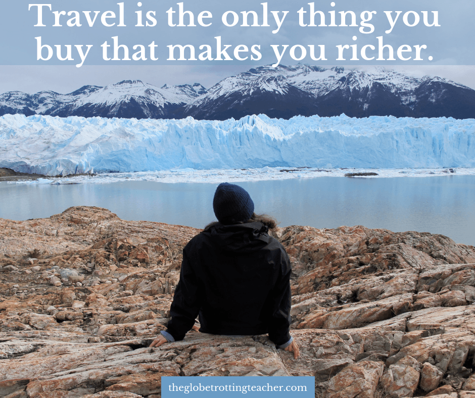 Quotes About Traveling Alone - Travel is the only thing you buy that makes you richer