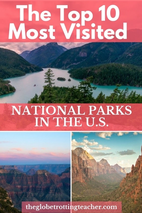 The Top 10 Most Visited National parks in the U.S.