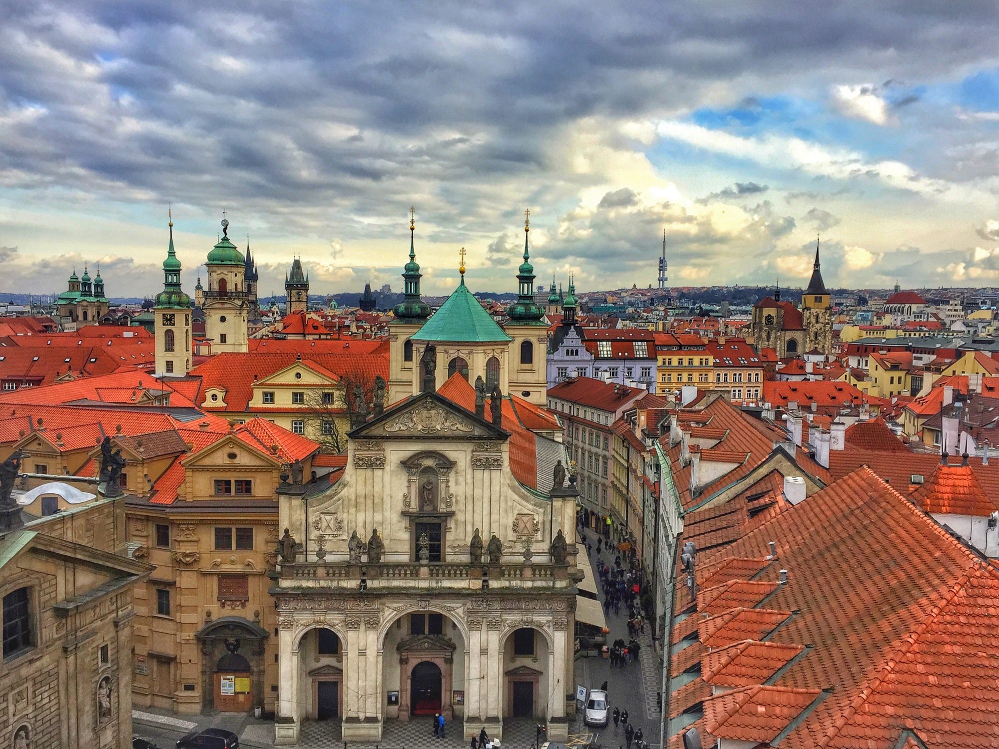 Prague Spire View