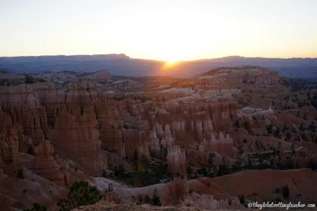 Bryce Canyon National Park Sunrise