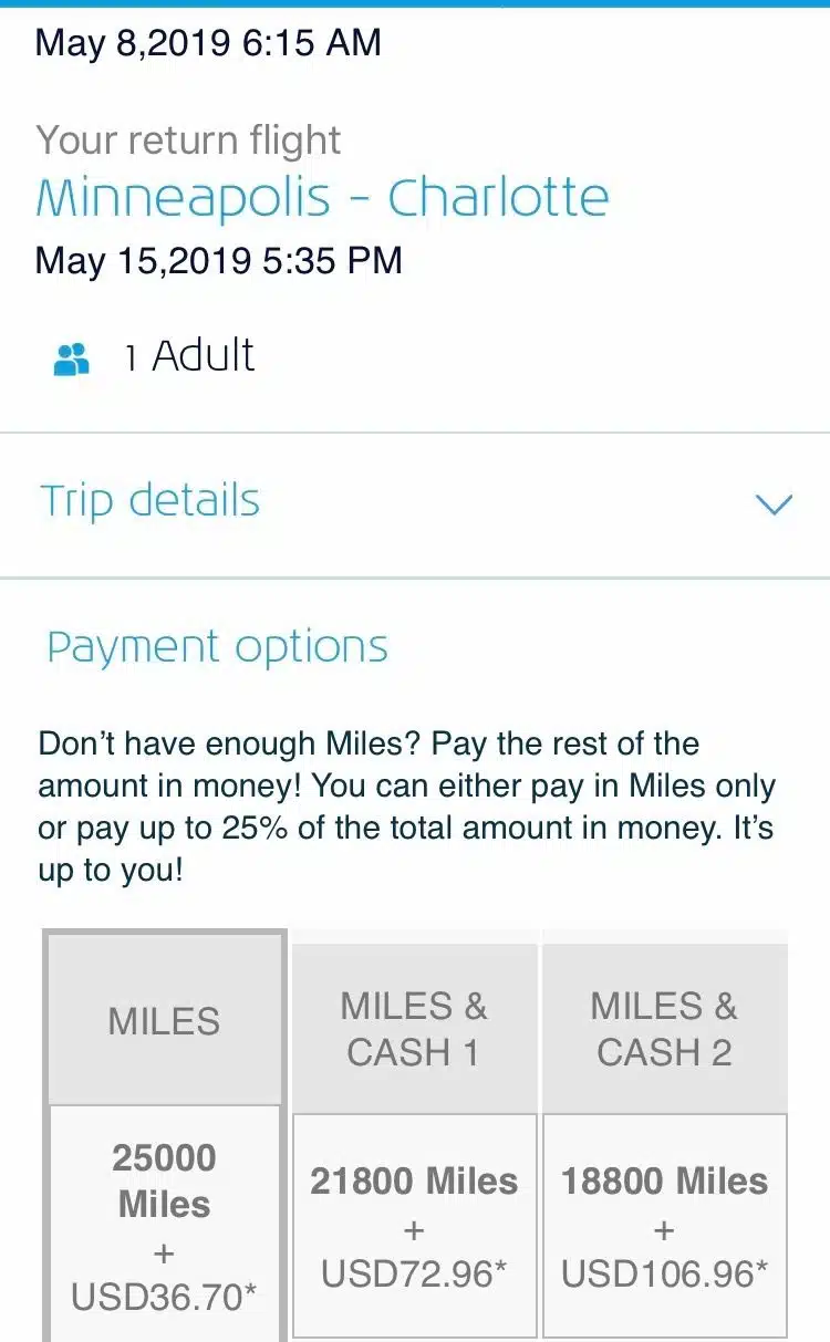 redeem air miles