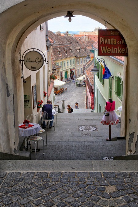 Sibiu Stairs Passageway Romania