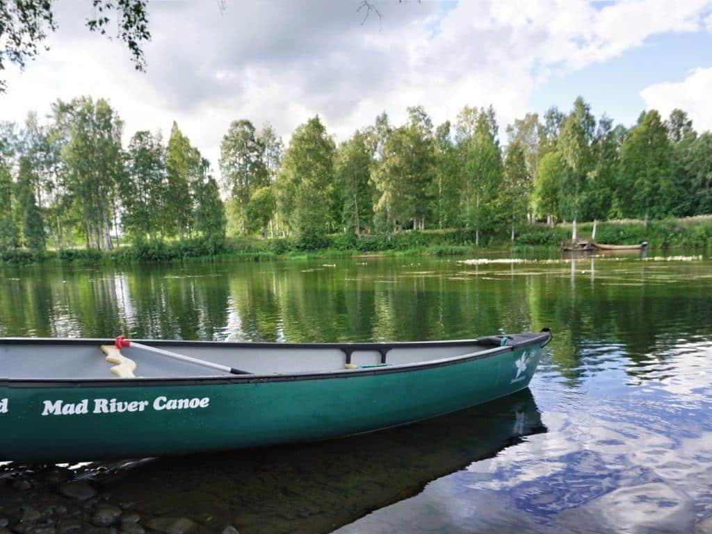Skelleftea Swedish Lapland Canoe