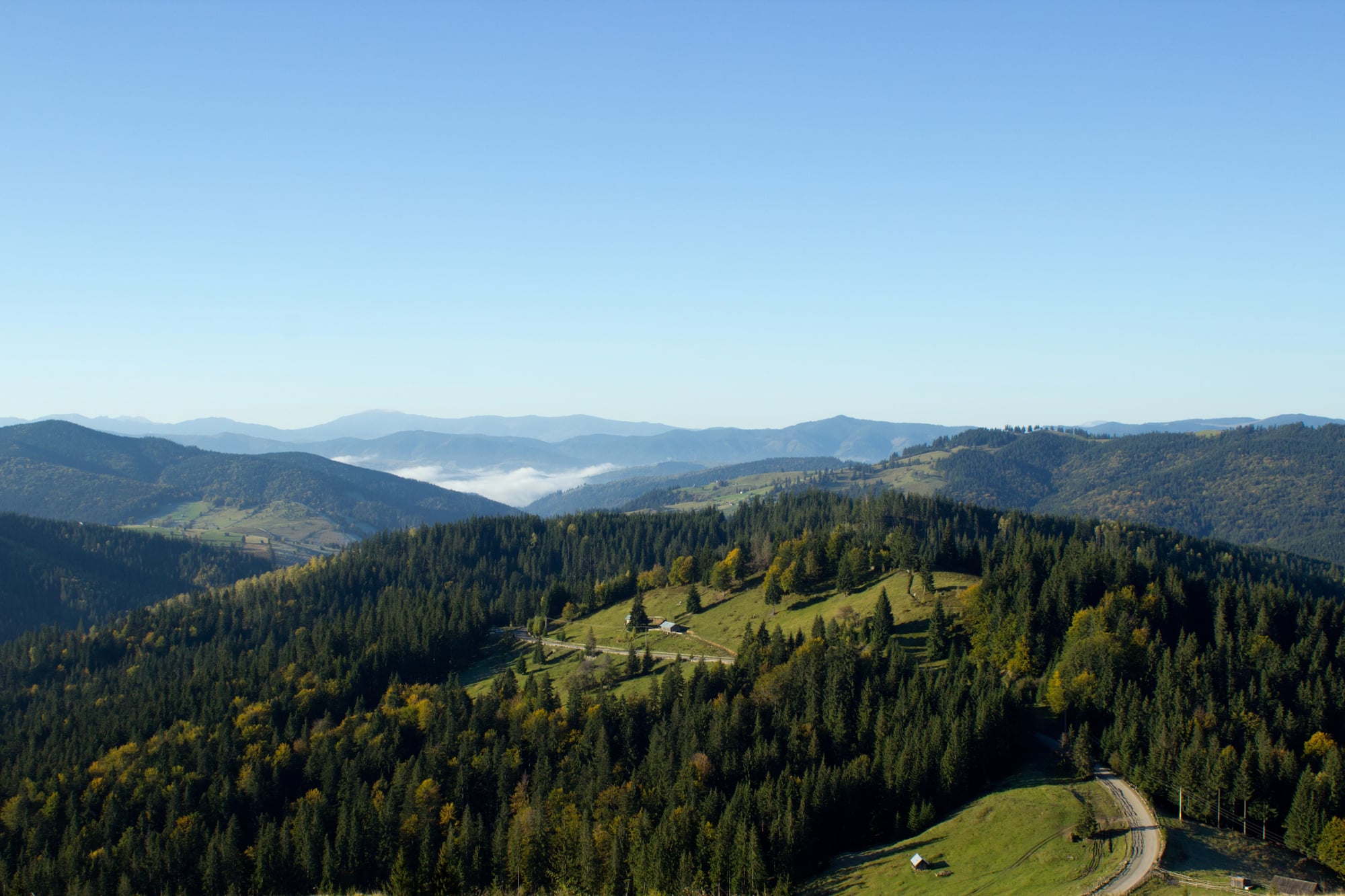 Romania Carpathian Mountains views