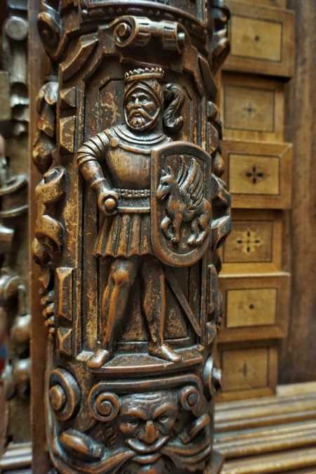 Sinaia Peles Castle wood carving