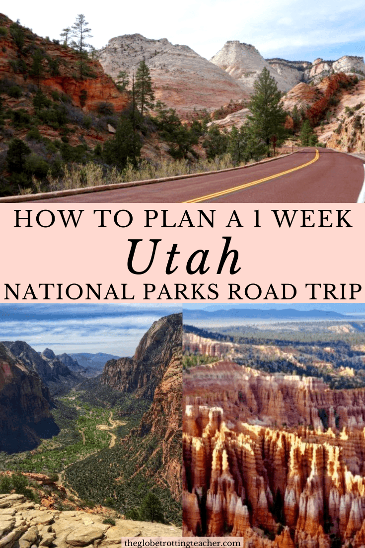 How to Plan a Successful 1 Week Utah National Park Road Trip Itinerary Pin
