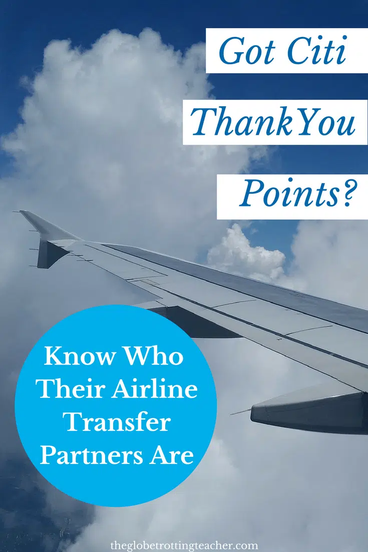 Citi Thank You Points Transfer Partners