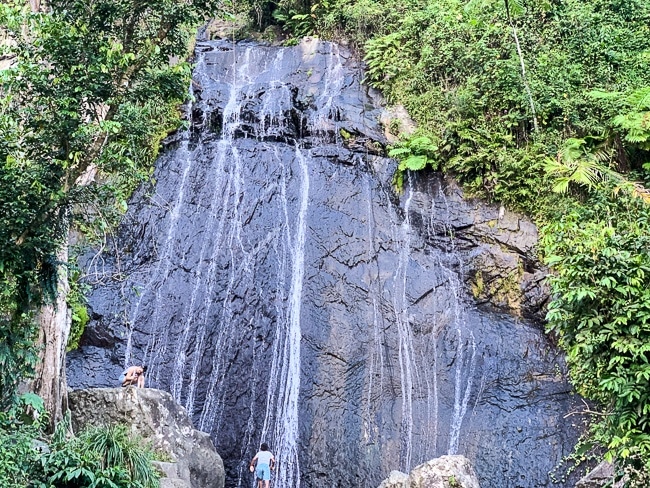El Yunque waterfalls in Puerto Rico