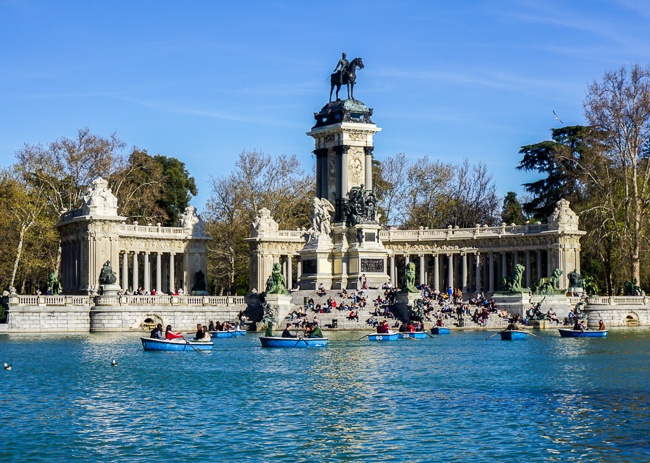 Madrid itinerary Retiro Park
