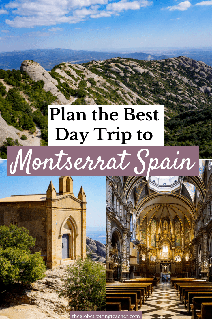 How to Plan a Day Trip to Montserrat from Barcelona Pinterest Pin