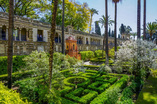 Seville Spain Real Alcazar Gardens