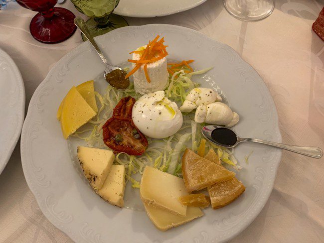 Bari Restaurants - Cheese Plate