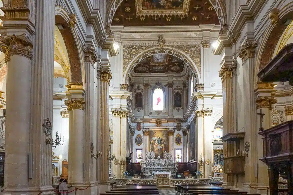 Lecce Italy Inside of Church
