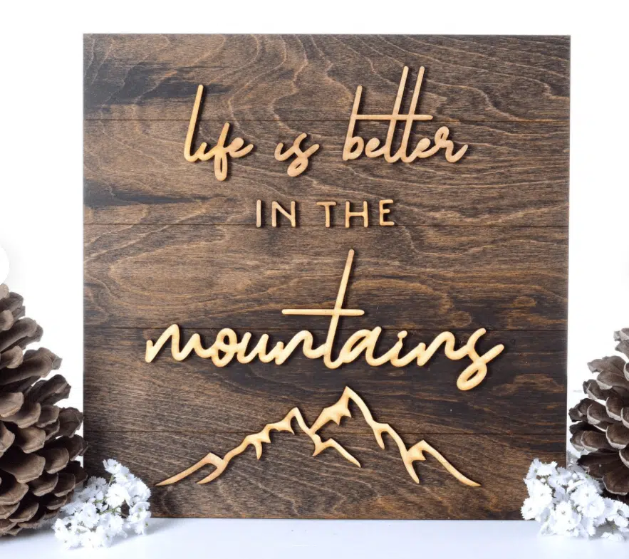 Etsy HIking Themed Decor