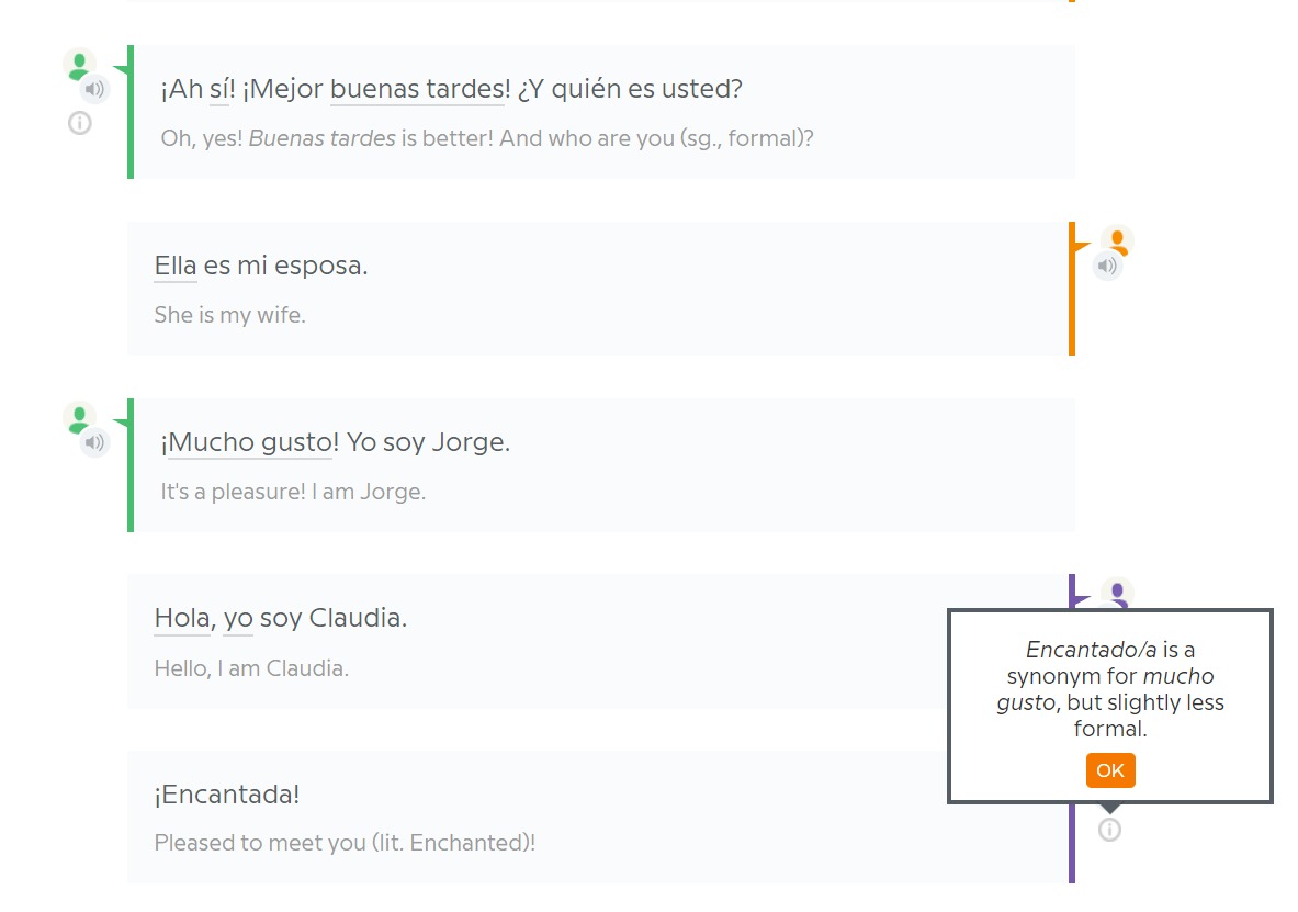 Babbel Spanish Conversation