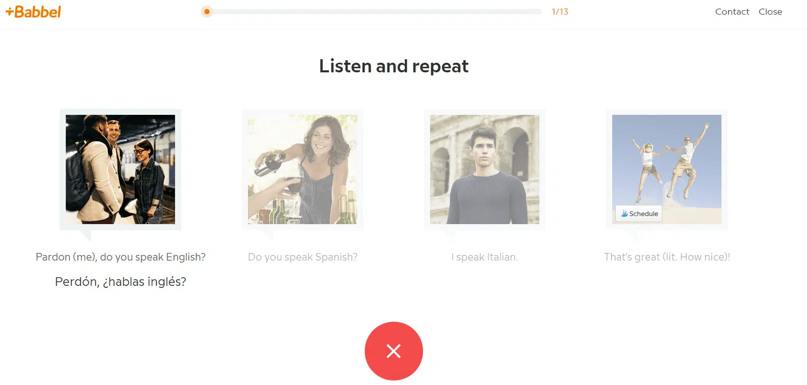 Babbel review speech recognition