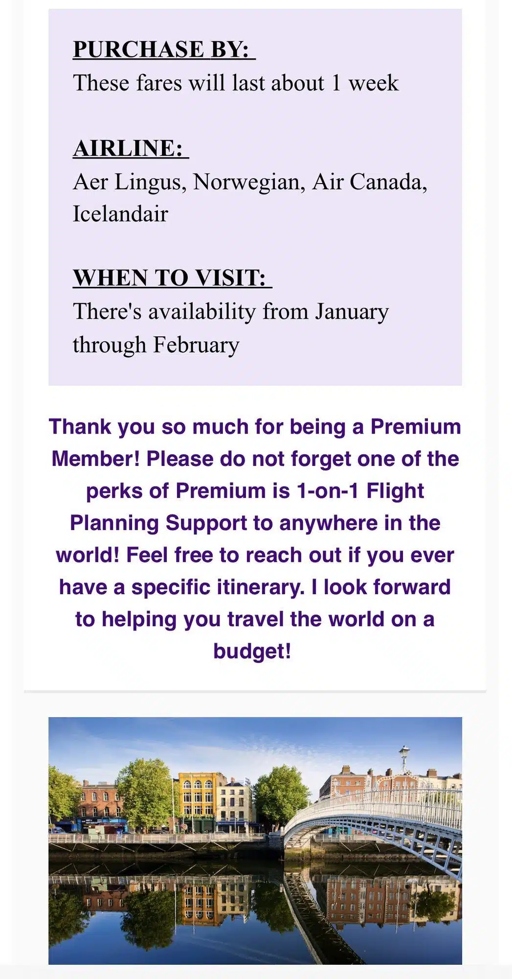 Matt's Flights Alert