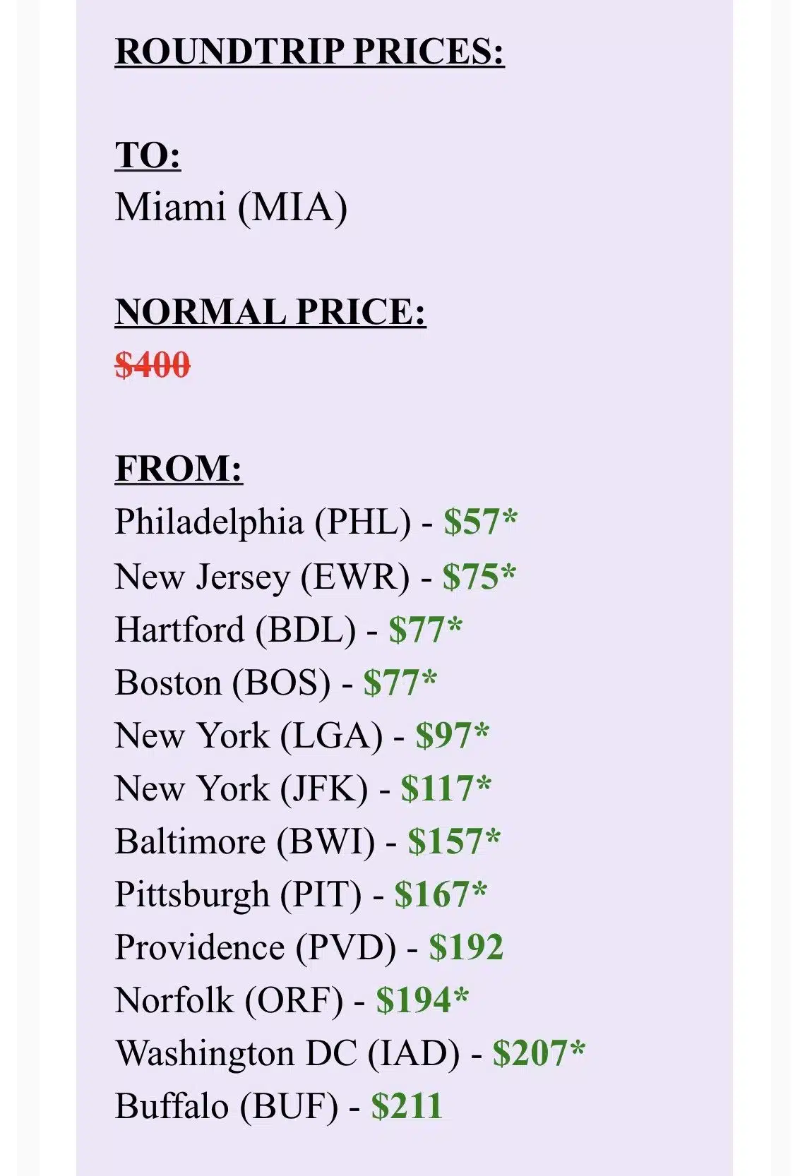 Matt's Flights Email Alert