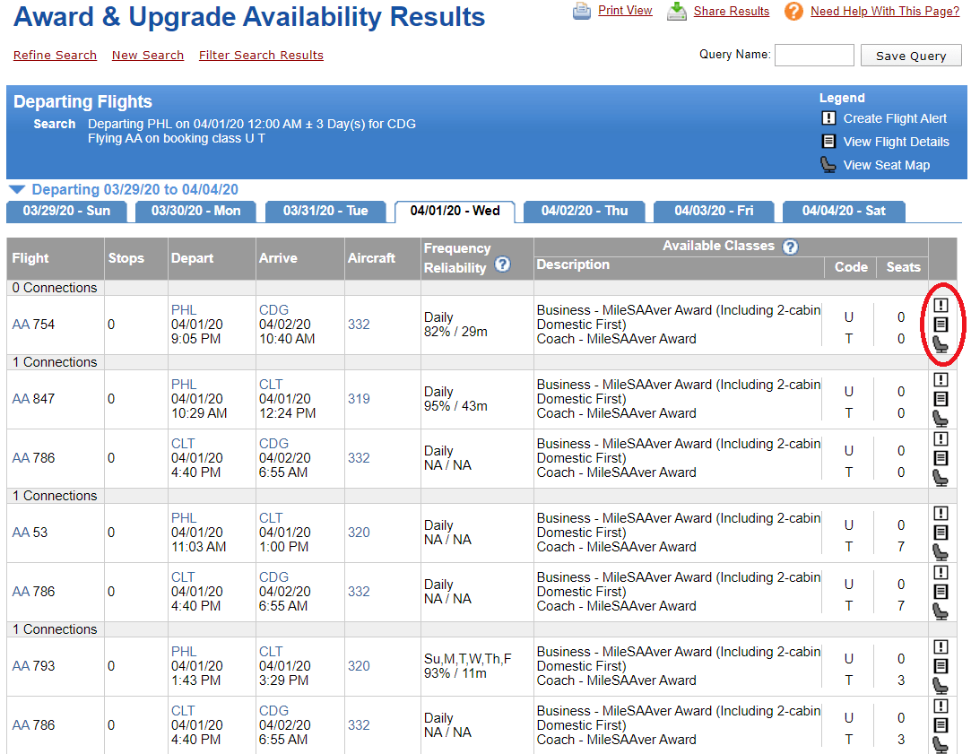 ExpertFlyer Flight Alert