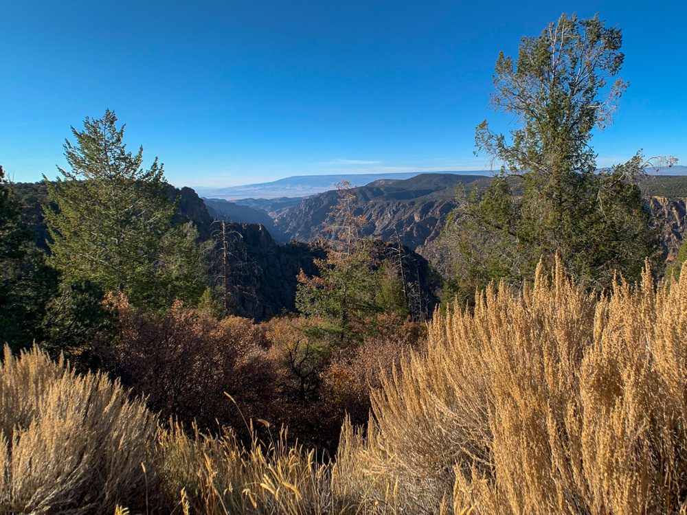 black canyon of the gunnison national park Colorado
