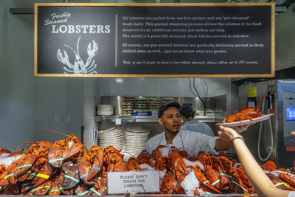 New York. Manhattan. The Lobster Place at Chelsea Market