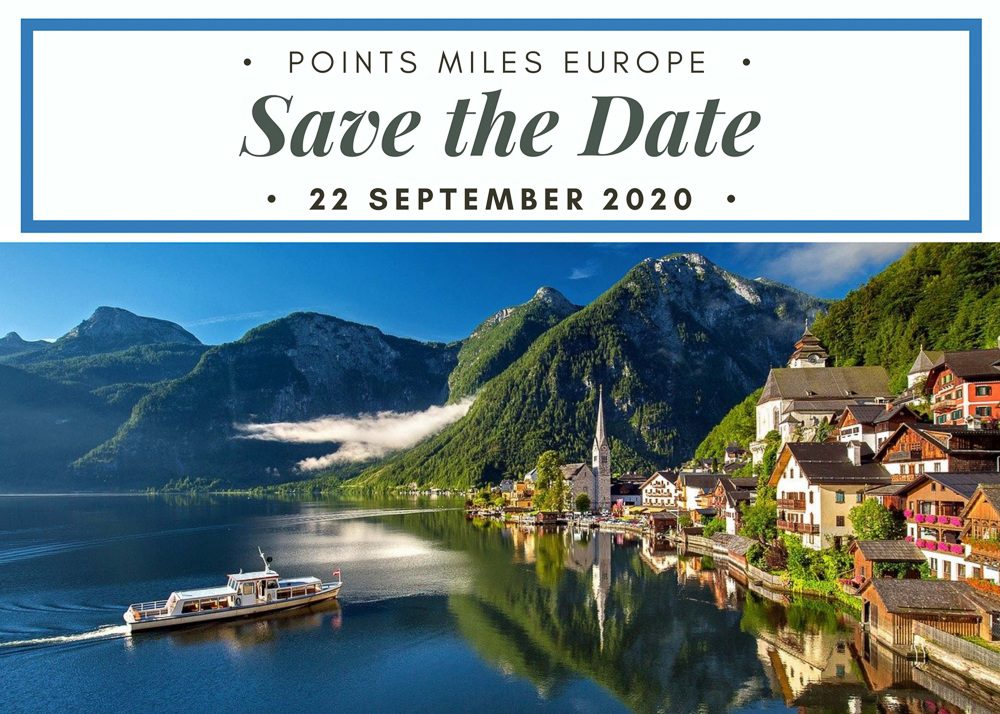 Points and miles save the date
