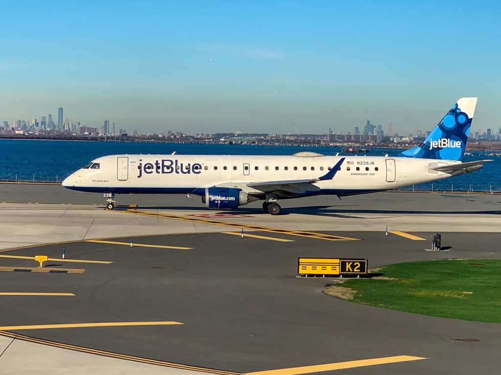 JetBlue Airplane on the tarmac
