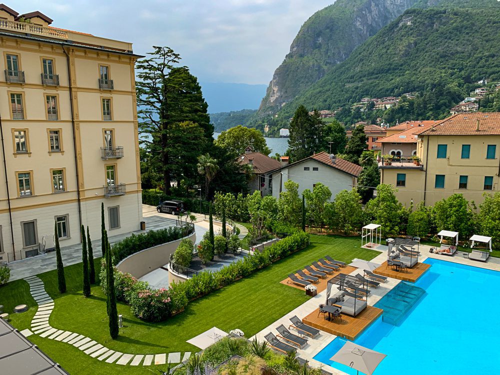 Lake Como Italy View from my Hyatt Hotel