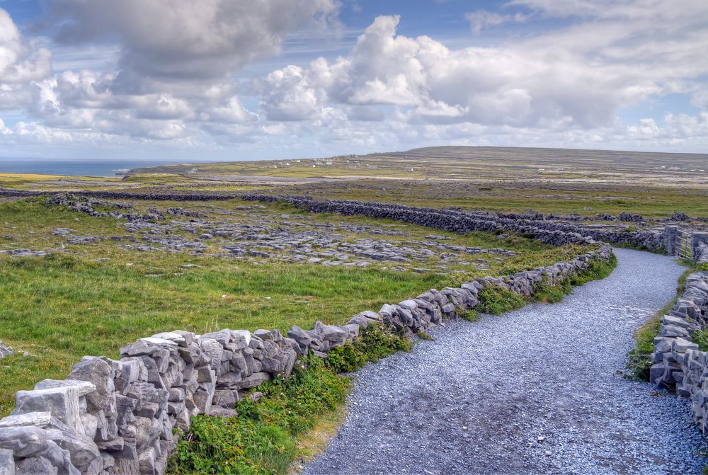 Inishmore on the Aran Islands Ireland