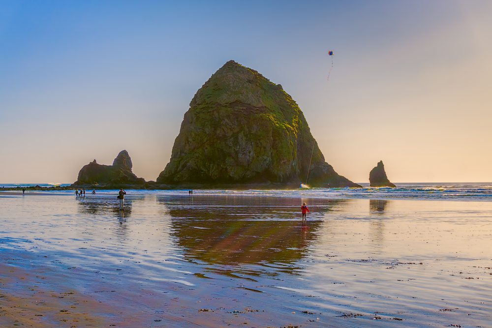 Oregon Coast Cannon Beach Haystack Rock