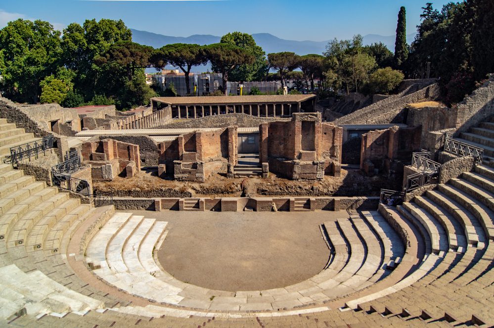 Amphitheater Pompeii Italy
