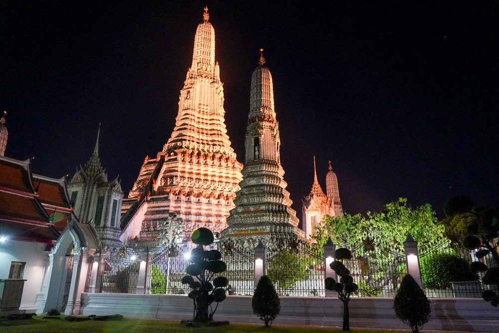 Bangkok Thailand Wat Arun at night