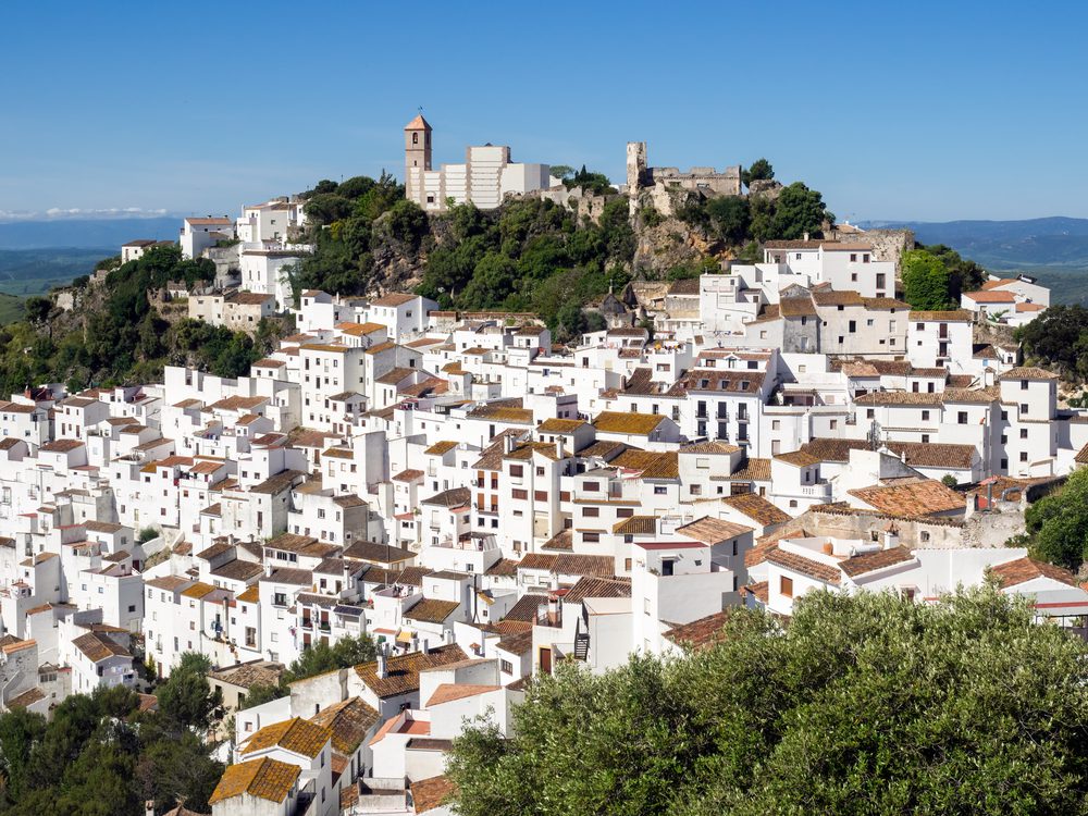 View of Casares in Spain