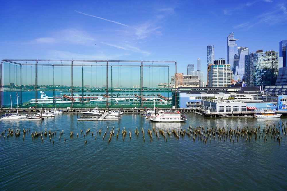 view overlooking Chelsea Piers in Chelsea NYC