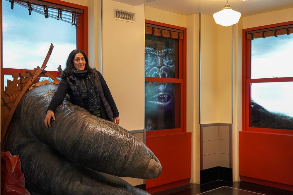 Being grabbed by King Kong at the Empire State Building NYC