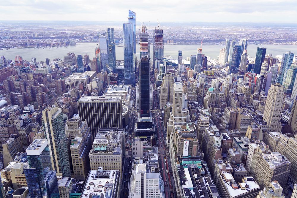 View from Empire State Building NYC