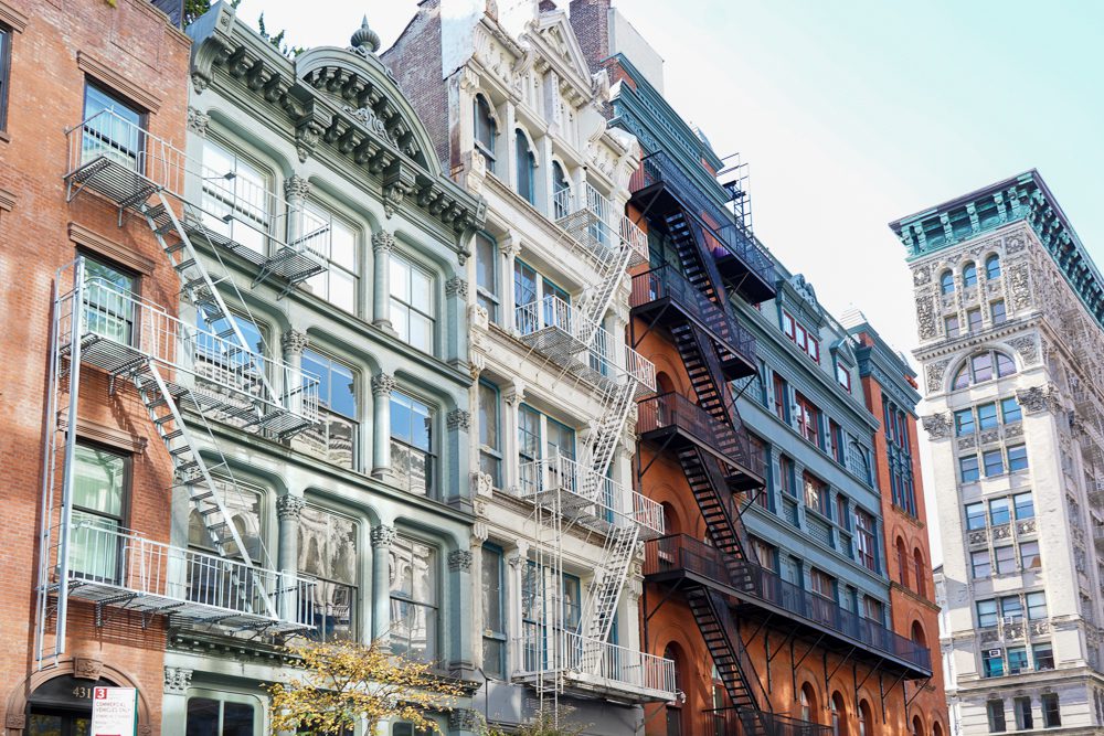 SoHo NYC Cast iron Buildings