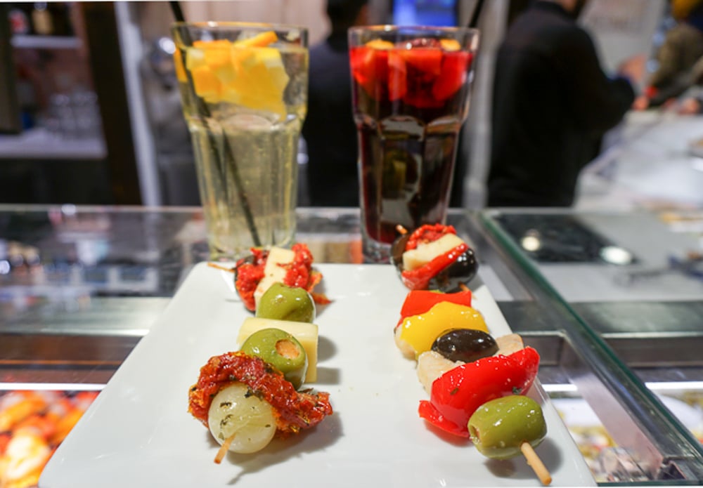 Tapas bites in Madrid Spain