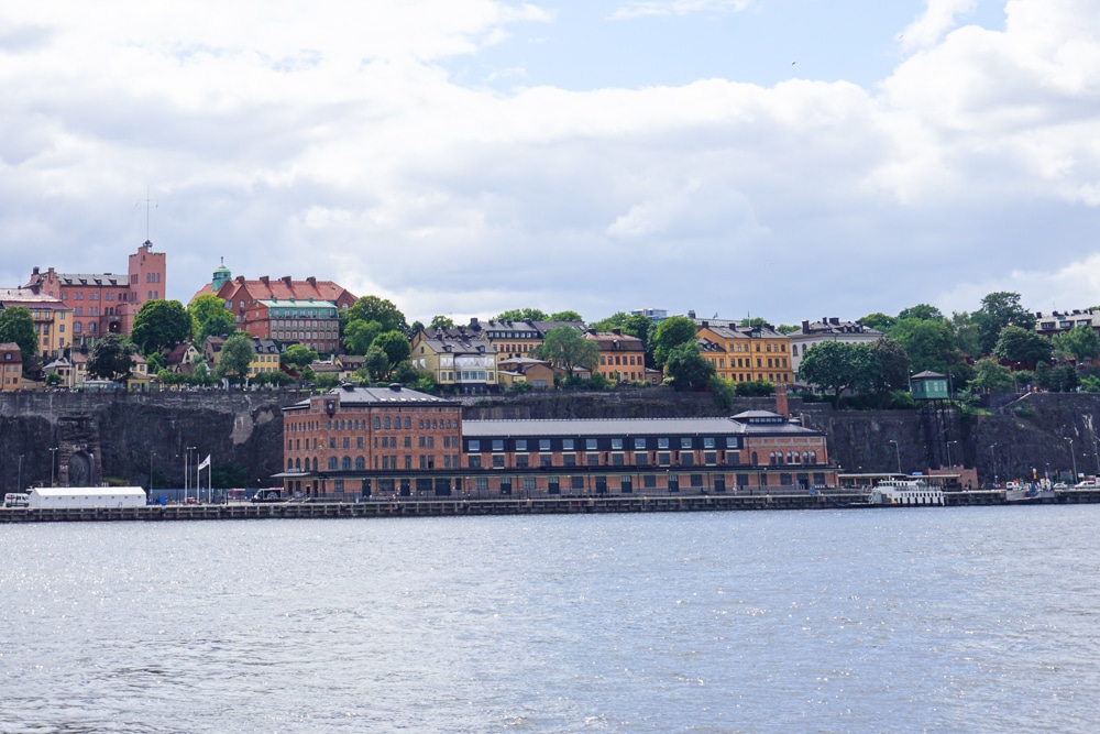 View of the Sodermalm Stockhom neighborhood from the water
