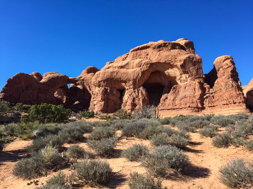 Red rock formations in Utah