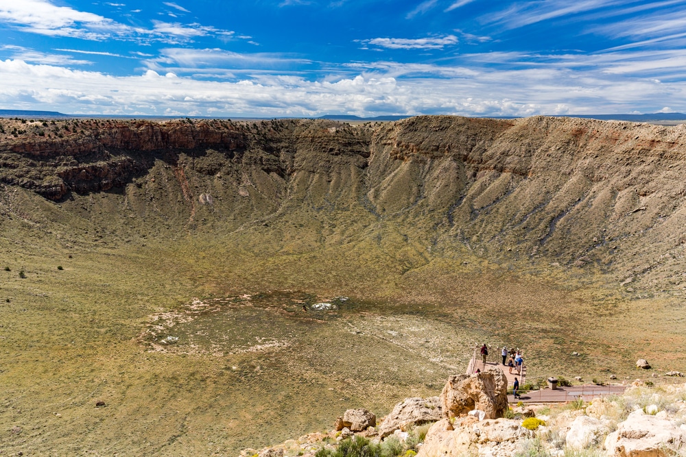 meteor crater near Flagstaff Arizona